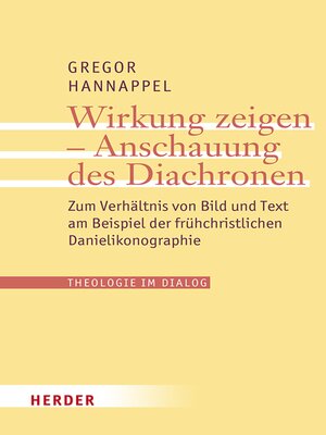 cover image of Wirkung zeigen--Anschauung des Diachronen